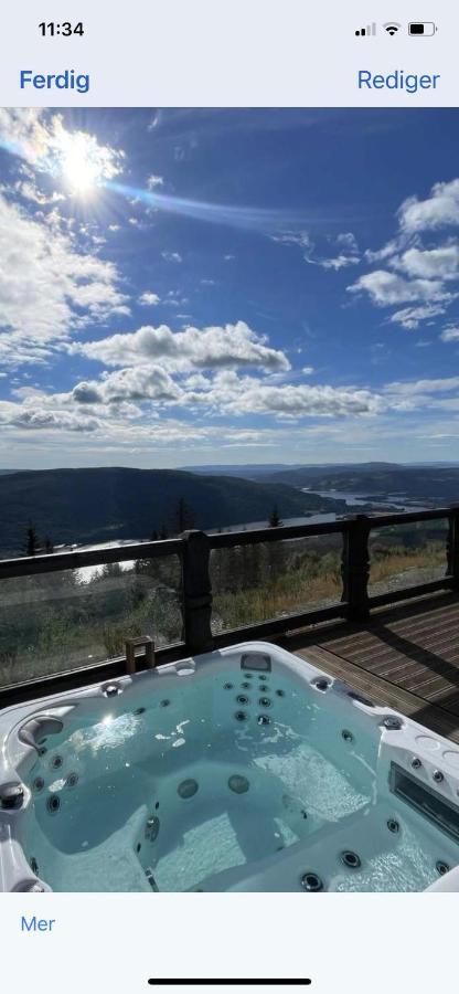 Norefjell - Storhytte Med Jacuzzi Og Fantastisk Beliggenhet Noresund Exterior foto